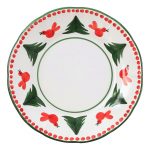 Vietri Christmas Salad Plate