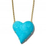 Gold Necklace in Turquoise