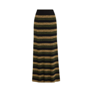 Stripe Merino Maxi Skirt